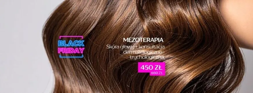 Mezoterapia skóry głowy + konsultacja 450 zł